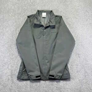 Nike Golf Jacket Womens Small Gray Storm-FIT Chambers Bay Zip Up Wind Rain Proof